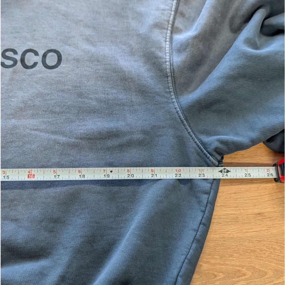 Anine Bing Jaci Sweatshirt Myth San Francisco Womens XS Charcoal Terry Crewneck - Picture 7 of 9